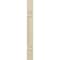 Ekena Millwork 3 3/4"W x 3 3/4"D x 35 1/2"H Kent Raised Panel Cabinet Column, Rubberwood COL03X03X35KERW - alternate 3